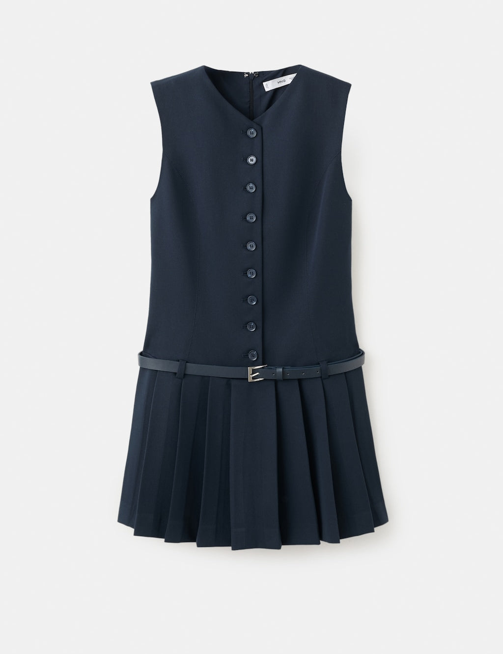 Mango dress cole in navy - Image 2