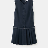 Mango dress cole in navy - Image 2
