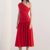 Mango dress cindy in red-001