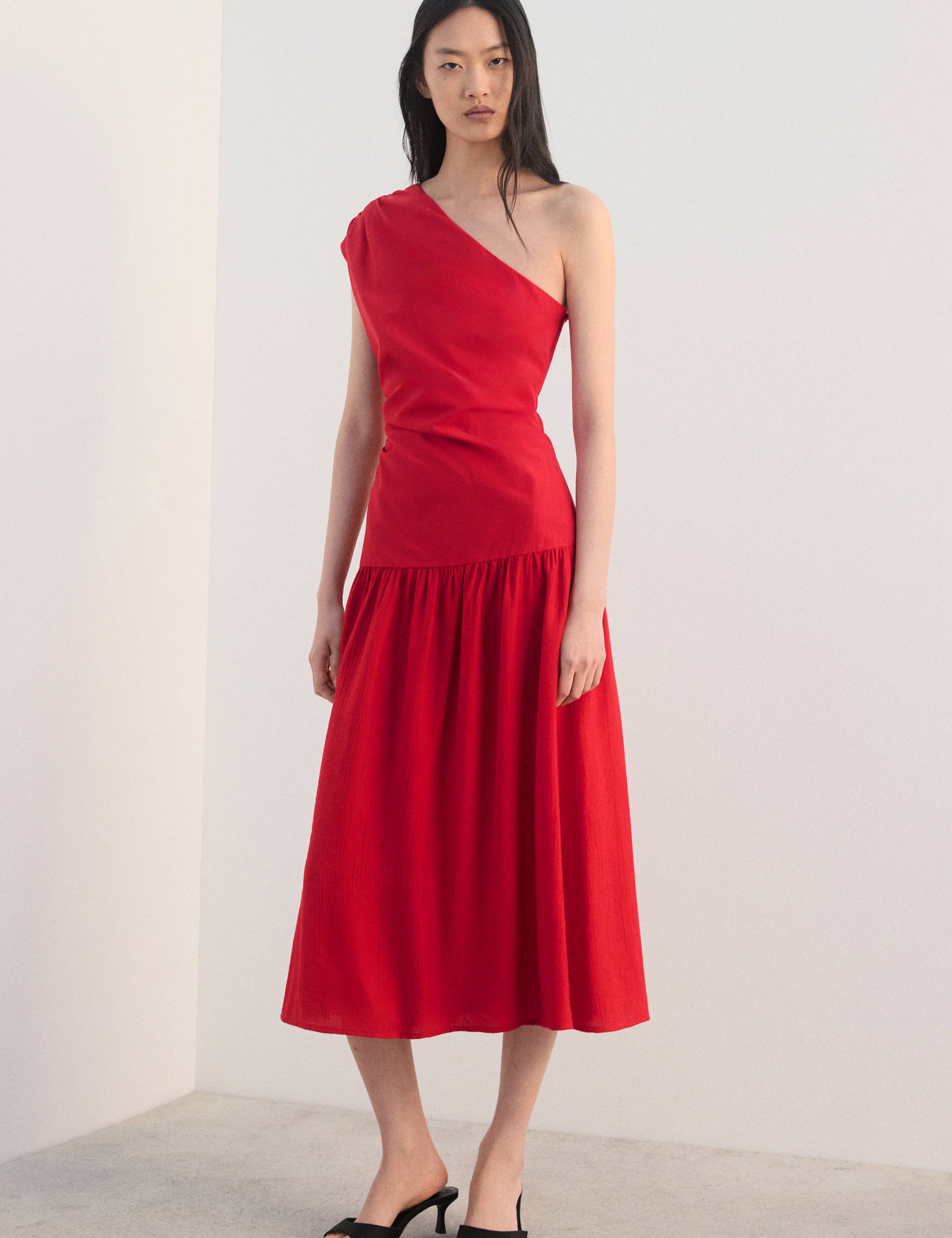 Mango dress cindy in red-001