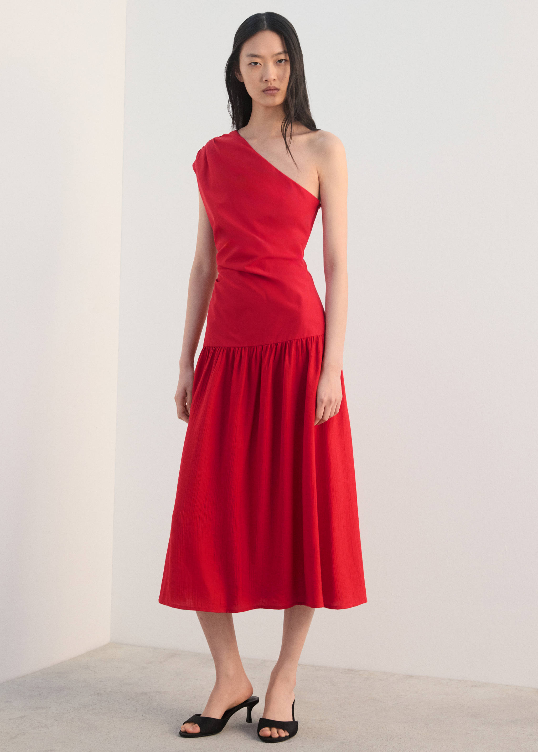 Mango dress cindy in red-001