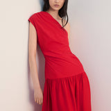 Mango dress cindy in red-002
