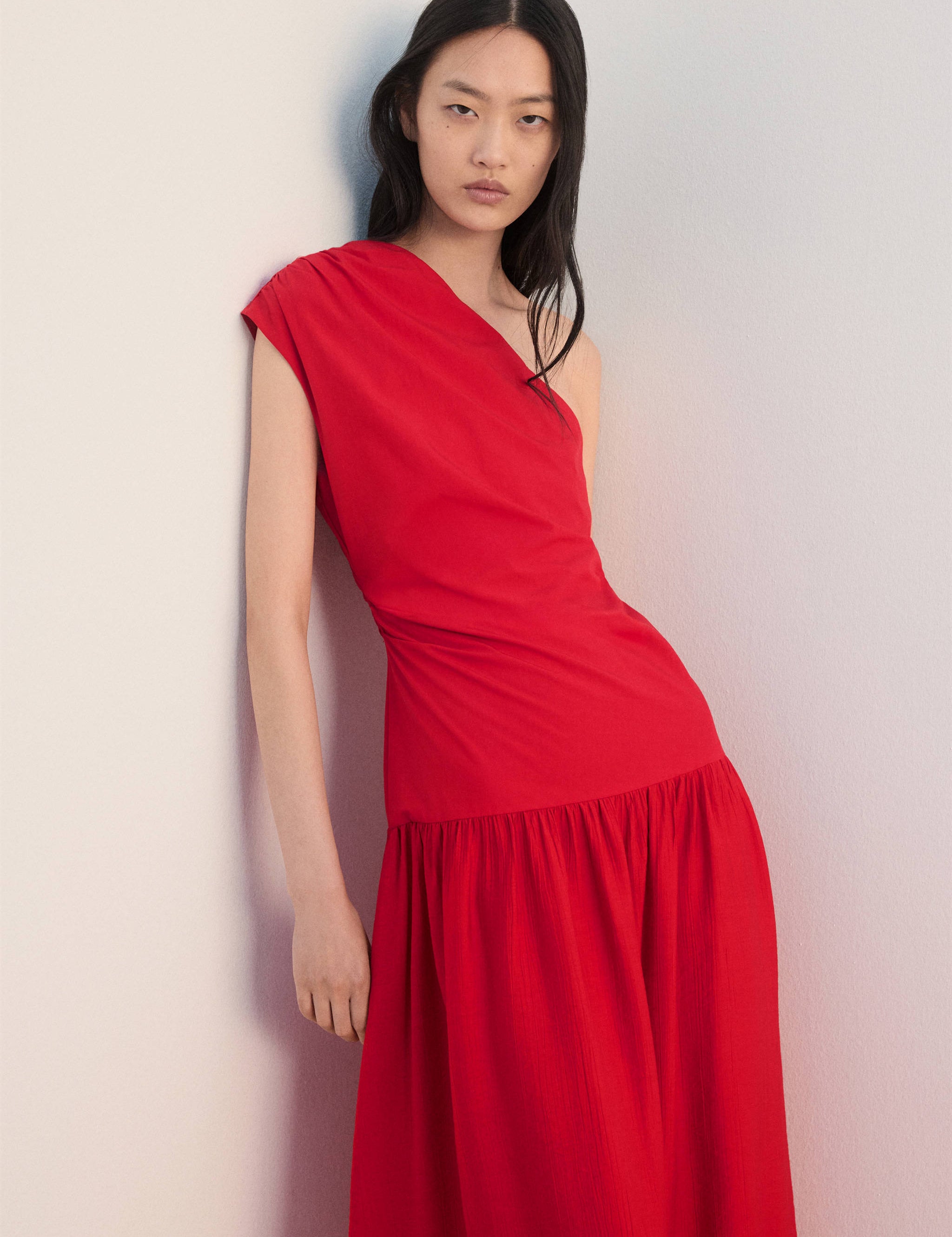 Mango dress cindy in red-002