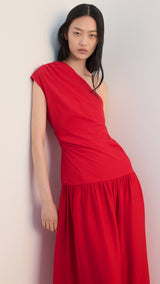 Mango dress cindy in red-002