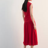 Mango dress cindy in red-003