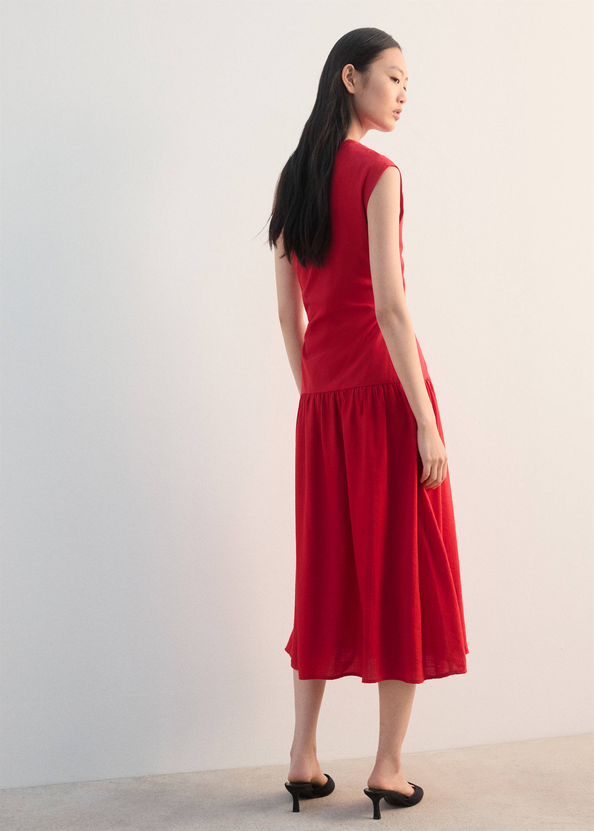 Mango dress cindy in red-003