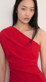 Mango dress cindy in red-004