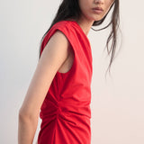 Mango dress cindy in red-008