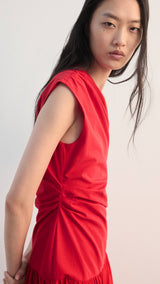 Mango dress cindy in red-008