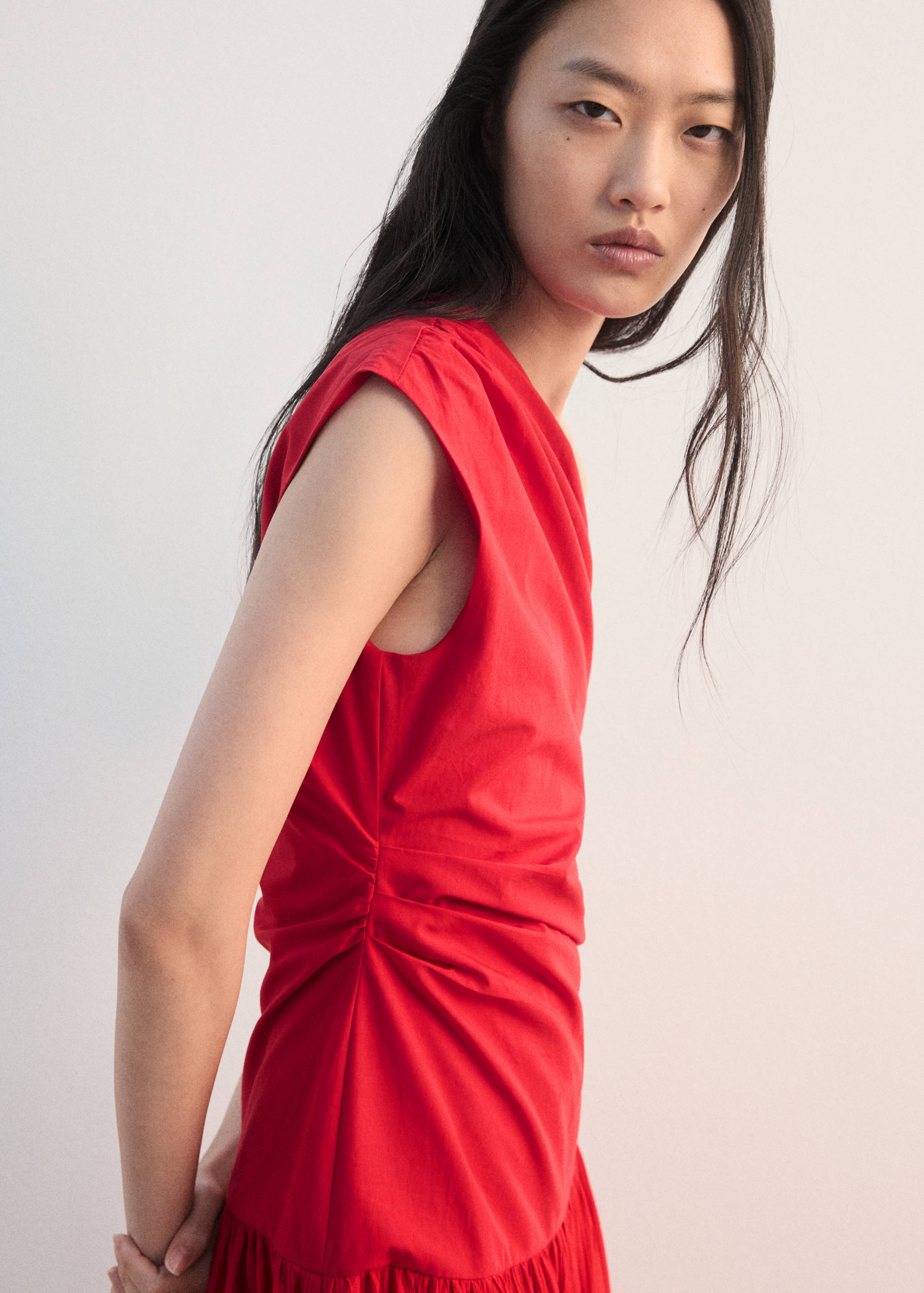 Mango dress cindy in red-008
