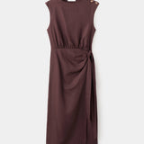 Mango dress gin in chocolate-021