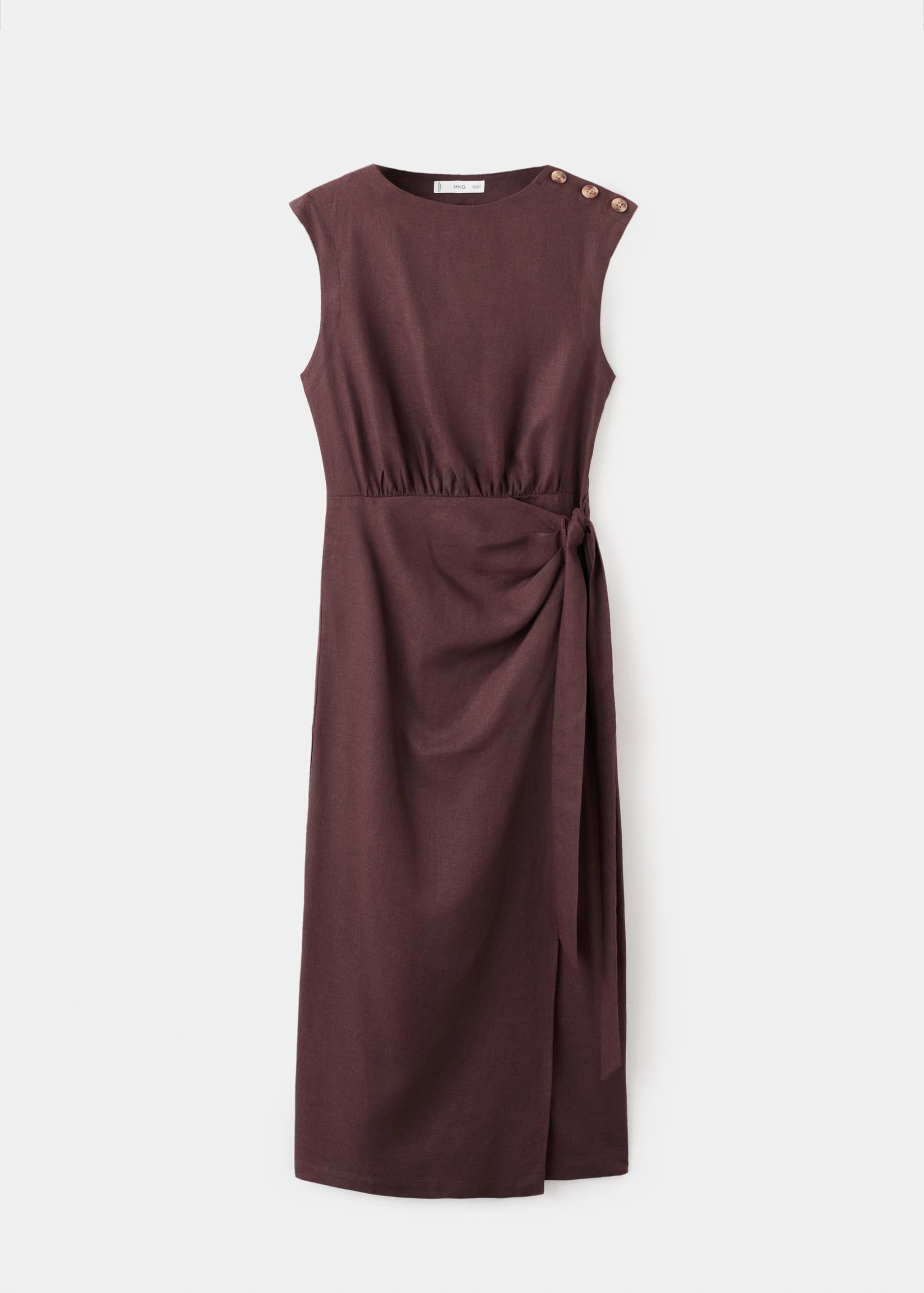 Mango dress gin in chocolate-021