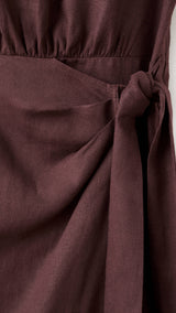 Mango dress gin in chocolate-023