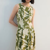 Mango dress spin in green - Image 1