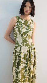 Mango dress spin in green - Image 1