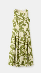 Mango dress spin in green - Image 2