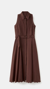 Mango dress bloomer in brown - Image 2