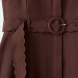 Mango dress bloomer in brown - Image 3