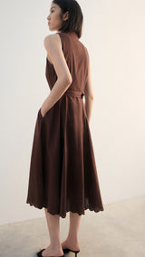 Mango dress bloomer in brown - Image 6