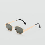 Mango sunglasses esme in gold - Image 1