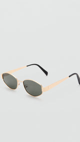 Mango sunglasses esme in gold - Image 1