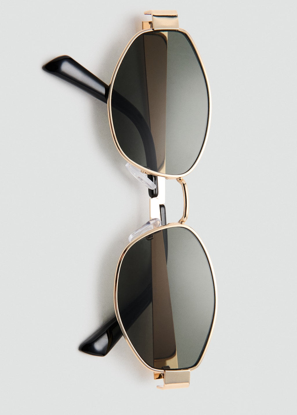 Mango sunglasses esme in gold - Image 4