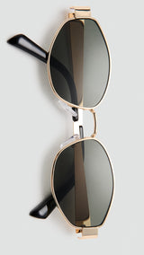 Mango sunglasses esme in gold - Image 4