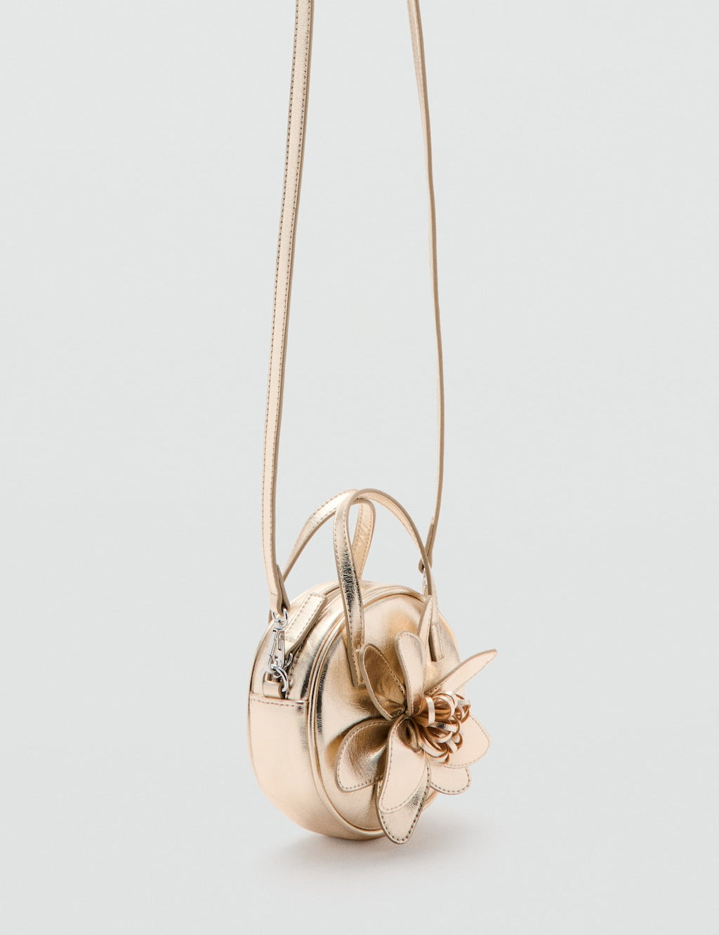 Mango mini bag gigi in gold - Image 1