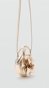 Mango mini bag gigi in gold - Image 1