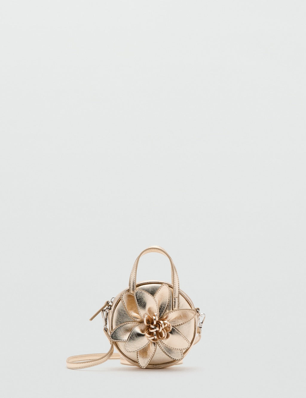 Mango mini bag gigi in gold - Image 2