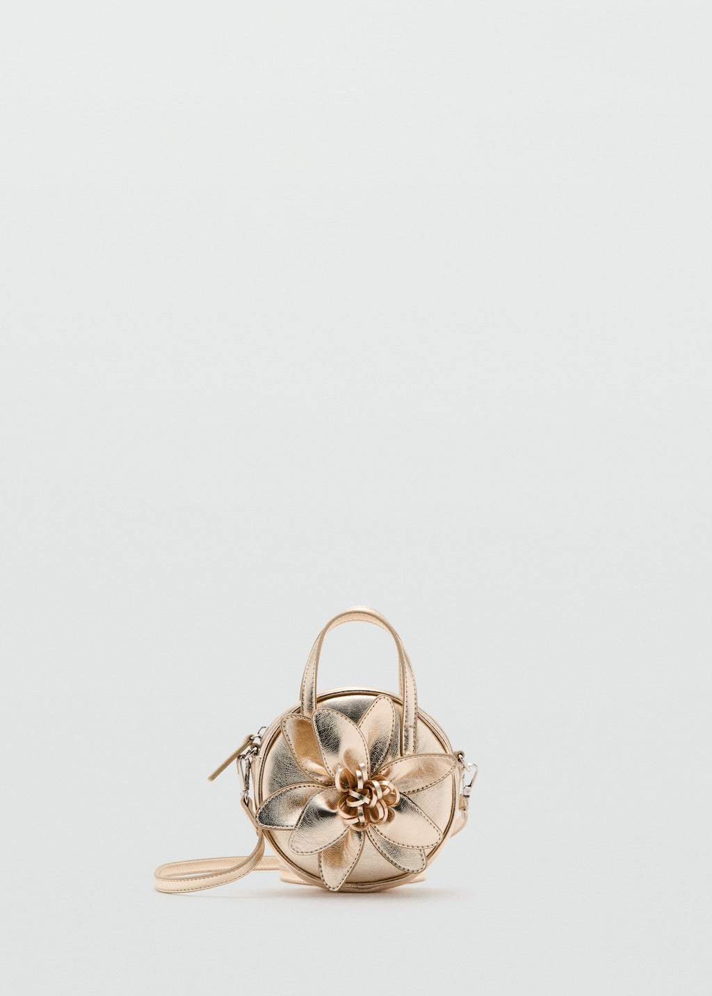 Mango mini bag gigi in gold - Image 2