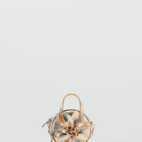 Mango mini bag gigi in gold - Image 2