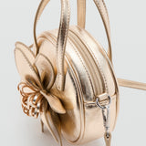Mango mini bag gigi in gold - Image 4