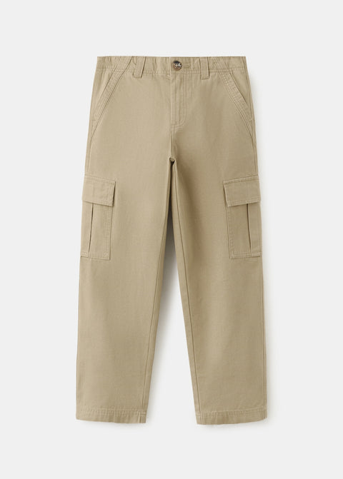Mango trousers marte in sand