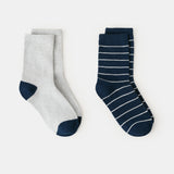 Mango socks club in navy - Image 1