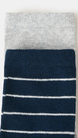 Mango socks club in navy - Image 3