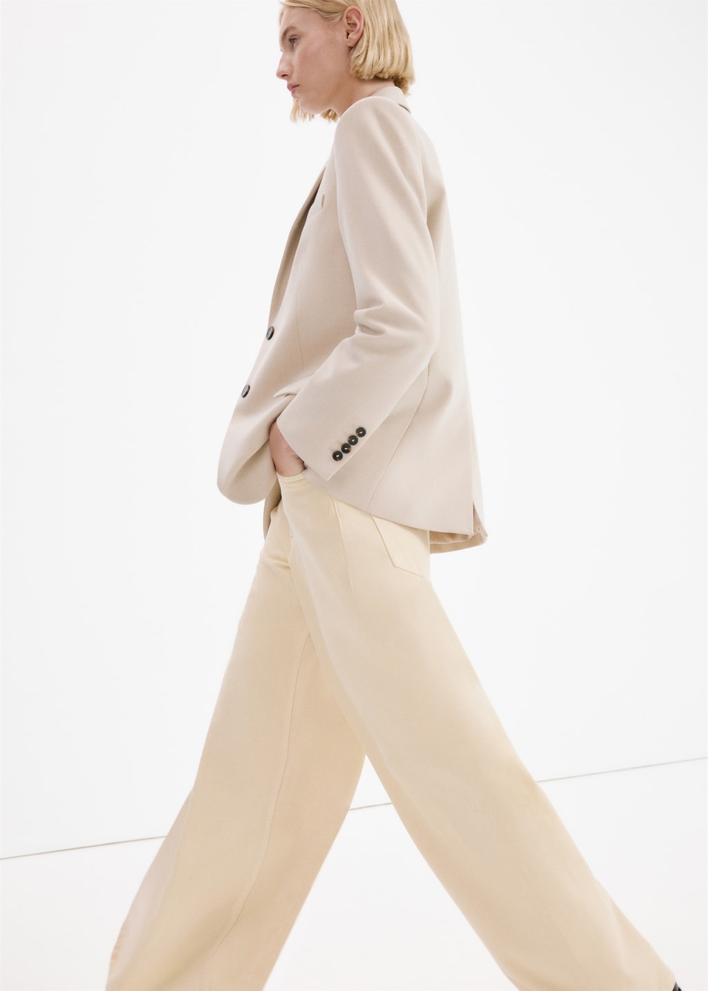 Mango jeans iris in vanilla - Image 4