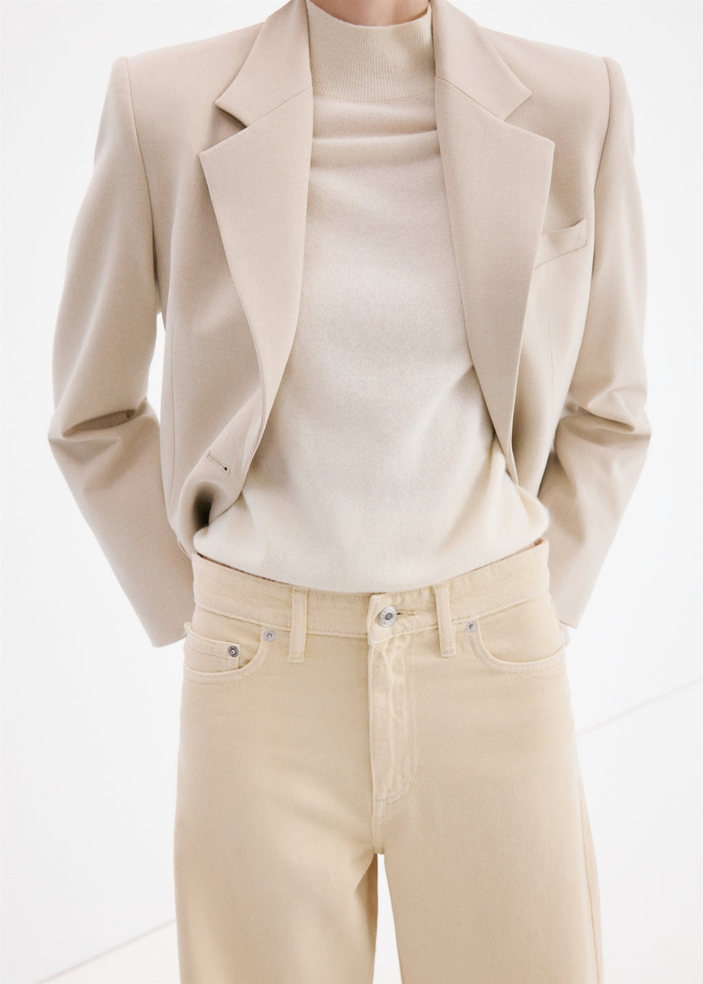 Mango jeans iris in vanilla - Image 5