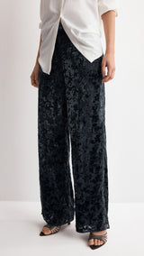 Mango trousers salva in midnight blue - Image 1