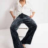 Mango trousers salva in midnight blue - Image 5