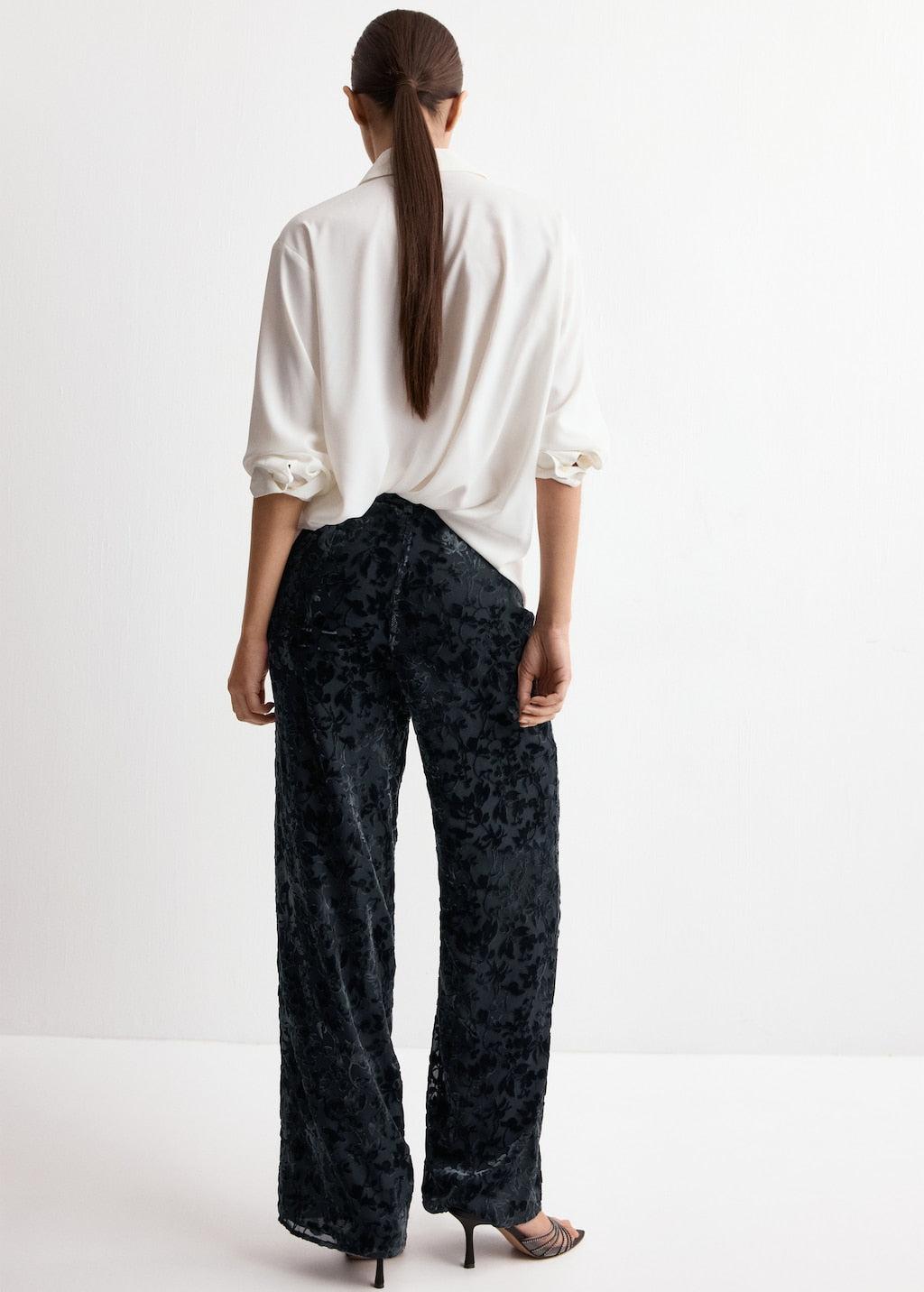 Mango trousers salva in midnight blue - Image 7
