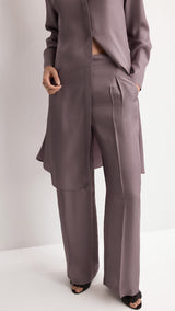 Mango trousers mina in pastel pink - Image 1