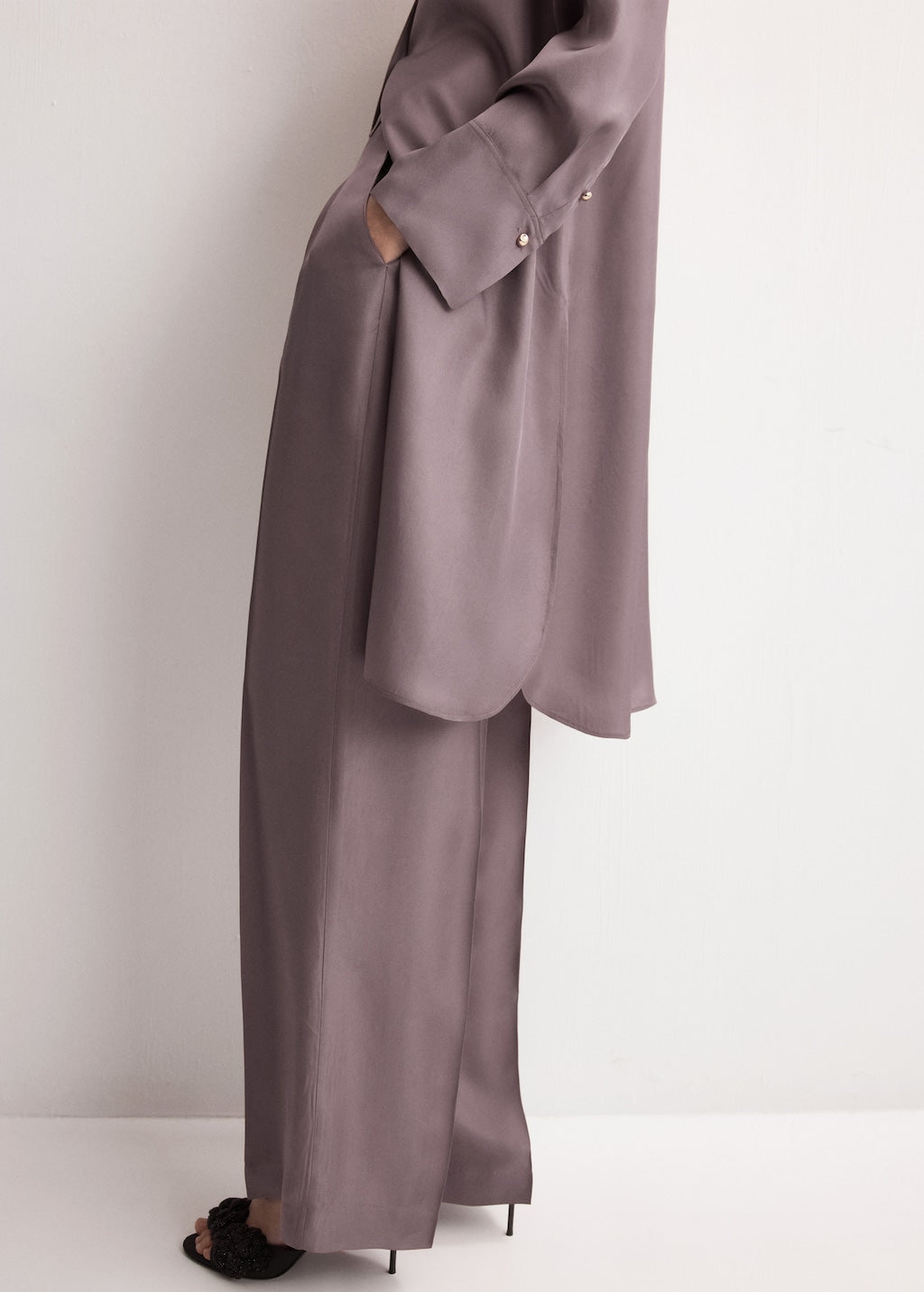 Mango trousers mina in pastel pink - Image 5