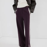 Mango trousers sophie in wine-002