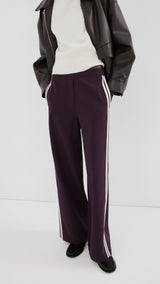 Mango trousers sophie in wine-002