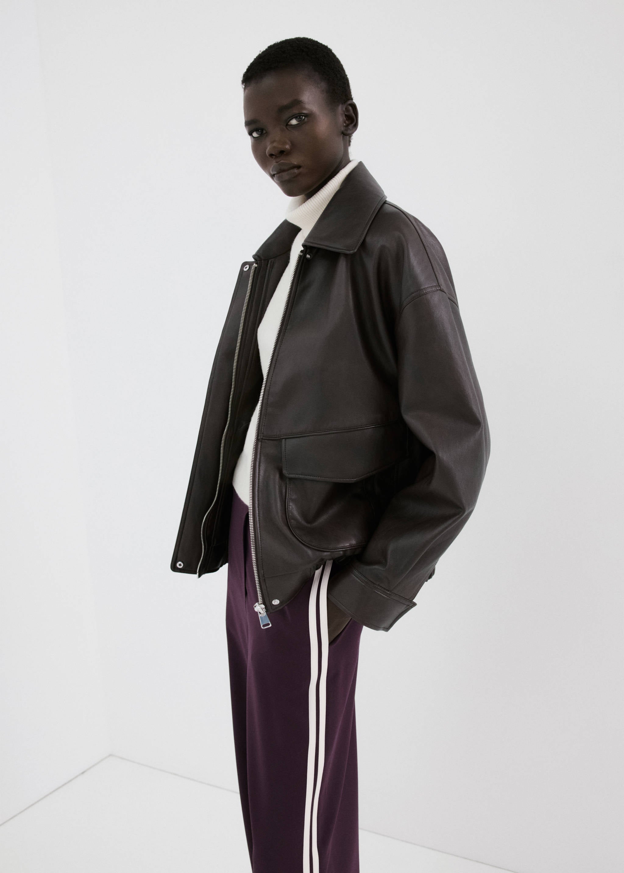 Mango trousers sophie in wine-008