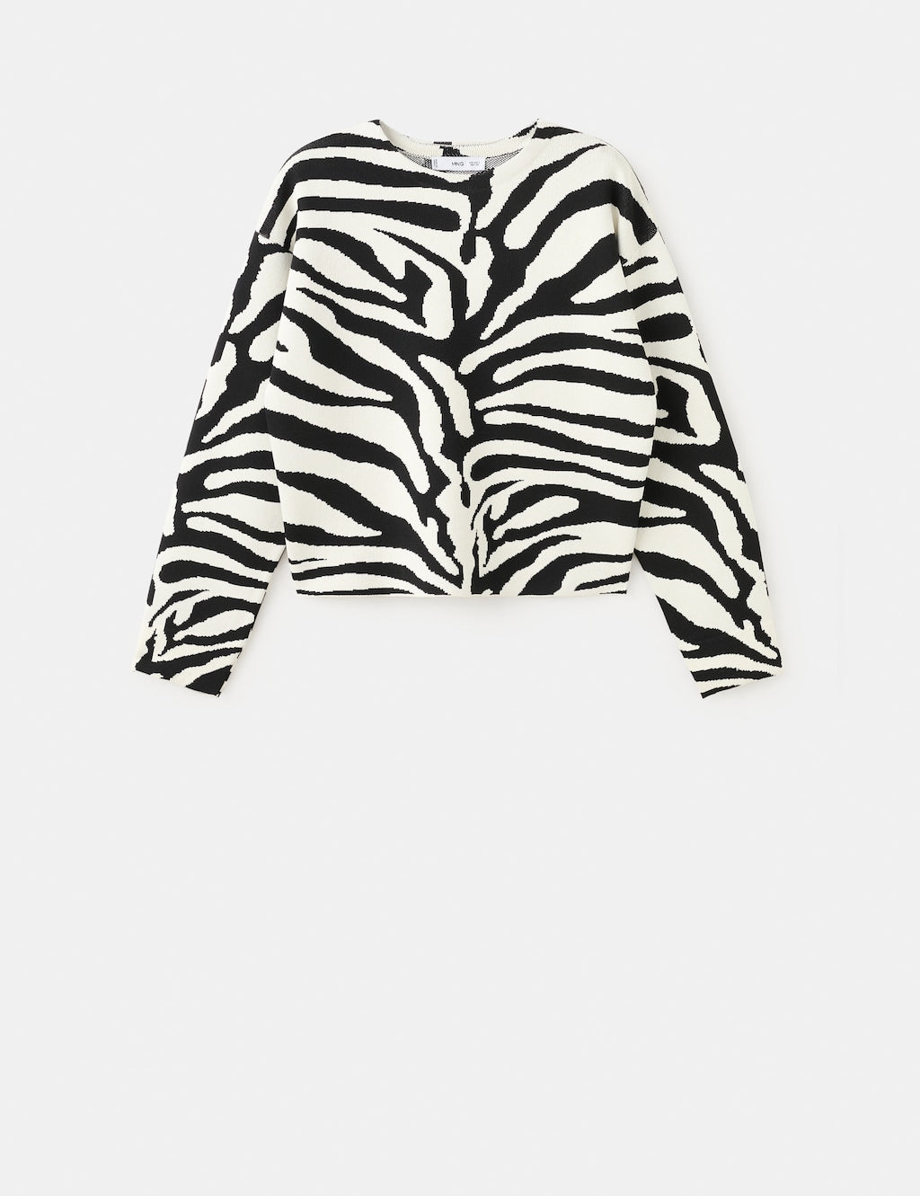 Mango sweater cebrina in black - Image 2