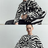 Mango sweater cebrina in black - Image 4