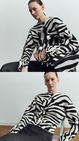 Mango sweater cebrina in black - Image 4