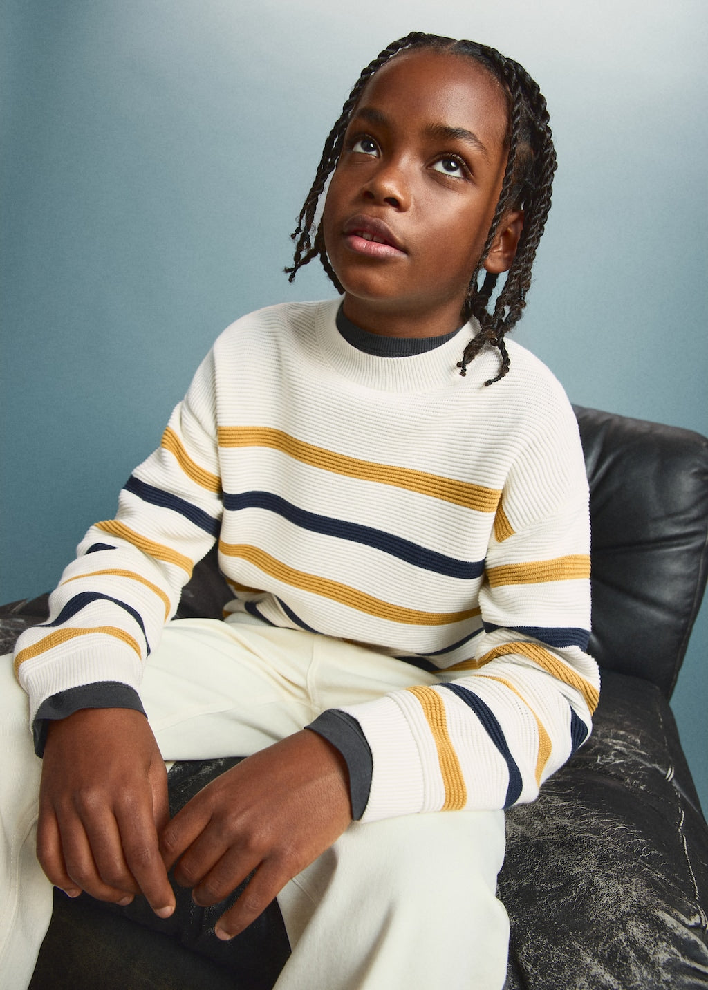 Mango sweater tom in mustard - Image 1
